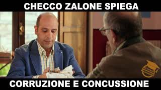 Checco Zalone spiega corruzione e concussione [upl. by Keller]