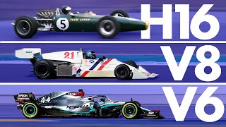 The Incredible Evolution of Formula 1 Engines  Track Evolution [upl. by Chamberlin]