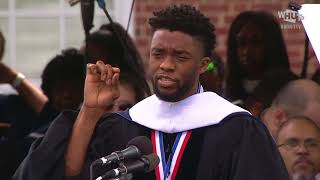 Chadwick Bosemans Howard University 2018 Commencement Speech [upl. by Hochman936]