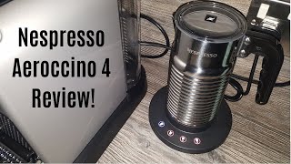 Nespresso Aeroccino 4 Milk Frother Review  Worth upgrading from the Aeroccino 3 [upl. by Aerdnad]