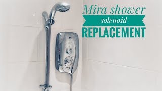 Mira shower solenoid replacement [upl. by Alrrats]