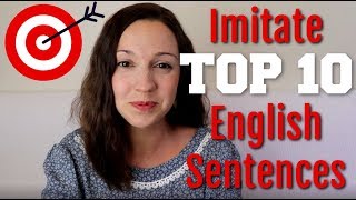 How to Pronounce TOP 10 English Sentences [upl. by Elmira905]