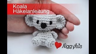 NiggyArts  Koala Häkelanleitung [upl. by Picker275]