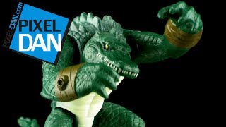 Nickelodeon Teenage Mutant Ninja Turtles Leatherhead Figure Video Review [upl. by Liuqa514]