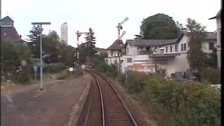 Führerstandsmitfahrt von Lübeck Hbf nach Travemünde Strand mit 218 4307 Pielstick [upl. by Sedecrem]