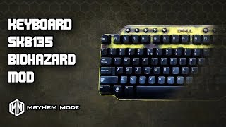 dell SK 8135 keyboard biohazard mod [upl. by Dougald]