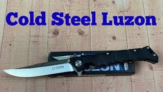 Cold Steel Medium Luzon Flipper Knife It could’ve been a contender [upl. by Wilkins112]