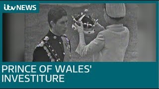 Prince Charles 1969 investiture at Caernarfon Castle  ITV News [upl. by Htesil]