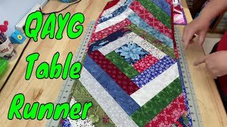 Quilt As You Go QAYG Braided Table Runner [upl. by O'Shee]