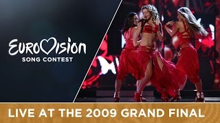 Hadise  Düm Tek Tek  Türkiye 🇹🇷  Grand Final  Eurovision 2009 [upl. by Oicneconi]