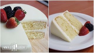 Moist Vanilla Cake Recipe [upl. by Nerehs]