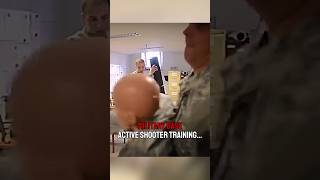 Military base active shooter scenario training‼️🤯 military army combat war [upl. by Radferd715]