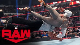 Goldberg hits Bobby Lashley with a massive Spear Raw Aug 16 2021 [upl. by Ater]