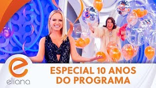 Retrospectiva e homenagens 10 anos  Programa Eliana 250819 [upl. by Lucania]