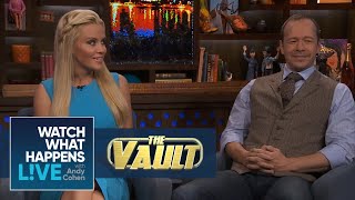 Sparks Fly Between Jenny McCarthy And Donnie Wahlberg On WWHL  FBF  WWHL [upl. by Kerge837]