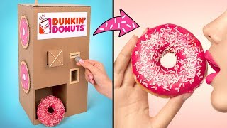 Comment Faire un Distributeur Automatique de Donuts en Carton  🍩 [upl. by Ontina]