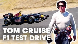 Tom Cruise test drives Red Bull Racing F1 car [upl. by Russom]