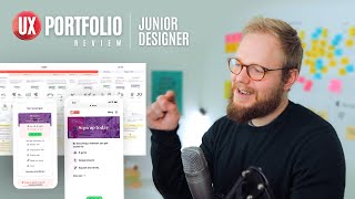 UX Portfolio Review Junior UX Designer [upl. by Yi]