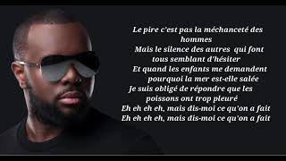 Maître Gims Le Pire  Lyrics [upl. by Ennairak]