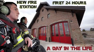 First 24 Hours in a New Fire Station  A Day in the Life [upl. by Anaylil252]