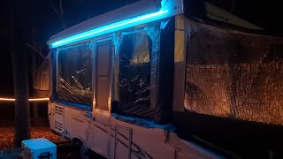 Pop Up Camper LED Strip Lights Modification  Inexpensive amp Easy Pop Up Camper MOD [upl. by Ahar]