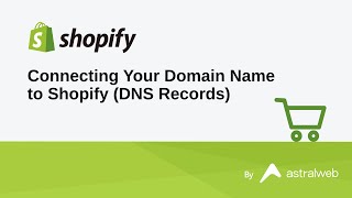 Connecting Your Domain Name to Shopify DNS Records [upl. by Oren760]