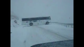 A horror bus ride skidding down the Remarkables ski resort mountain road [upl. by Mannes]