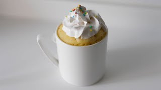 Vanilla Mug Cake Recipe [upl. by Wester]