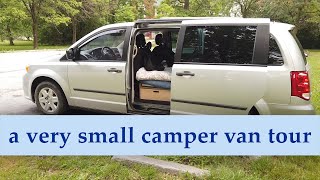 Finally a tour of my very small self built minivan camper van [upl. by Hurley35]