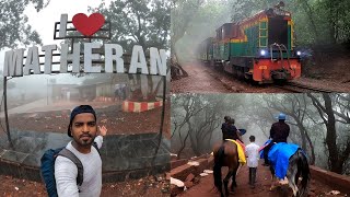 Matheran Hill Station Monsoon  Matheran Tourist Points  Matheran Toy Train  Matheran Vlog [upl. by Gala304]