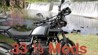 33 ⅓ MODIFICATIONS for our 2021 ROYAL ENFIELD HIMALAYAN  PART 1 [upl. by Chrystel]