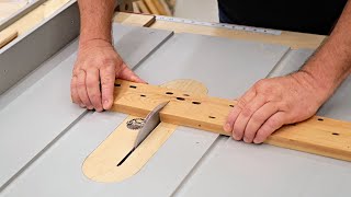 Table Saw Basics  How To Crosscut [upl. by Vedi385]