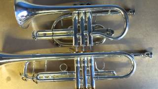 Trumpet vs Cornet  discussion and demonstration [upl. by Nohs612]