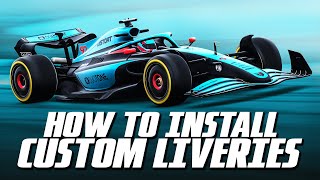 F1 22 How To CREATE A CUSTOM LIVERY Tutorial Part 2 [upl. by Adnalra391]