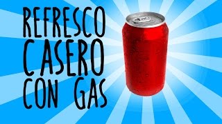 Cómo hacer un refresco con gas casero Experimentos Caseros [upl. by Uoliram]