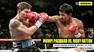 FULL FIGHT  Manny Pacquiao vs Ricky Hatton DAZN REWIND [upl. by Judye859]