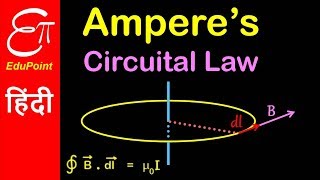 Amperes Circuital law  Video in Hindi  EduPoint [upl. by Aetnahc578]