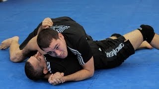 Arm Triangle Choke from Top Half Guard  MMA Submissions [upl. by Vyner89]