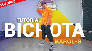 BICHOTA  Karol G  TUTORIAL coreografía [upl. by Nnaharas]