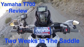 Yamaha T700 Review  2 Weeks in the Saddle of the Tenere 700 [upl. by Ahsakat]