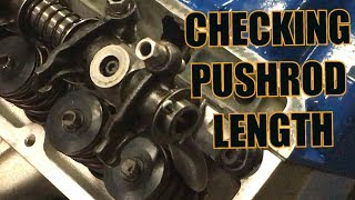 Checking pushrod length Part 1 FE Build 1 [upl. by Nnelg]