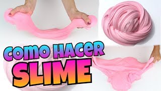 DIY  Como Hacer SLIME  FÁCIL Y SIN BÓRAX  NatyGloss [upl. by Eceirahs]