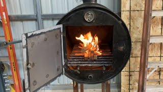 Homemade Wood Burning Stove  Heater [upl. by Nhaj]