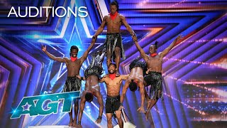 WOW Amoukanama Takes Acrobatics to New Heights  AGT 2022 [upl. by Megdal]