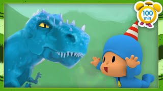 🦕POCOYO in ENGLISH  Dinosaurs for kids 100 min   Full Episodes  VIDEOS and CARTOONS [upl. by Puduns698]