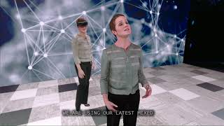 Demo The magic of AI neural TTS and holograms at Microsoft Inspire 2019 [upl. by Stefa271]