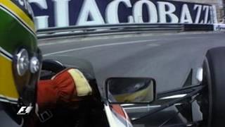 F1 Classic Onboard Senna On The Charge At The 1990 Monaco Grand Prix [upl. by Venetis]