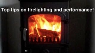 How to light the perfect fire in a wood burning stove Using my special inverted V technique [upl. by Andromada]