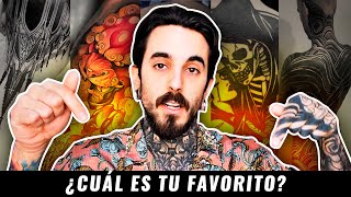 Los 5 MEJORES ESTILOS de TATUAJE ¿CUÁLES son TUS FAVORITOS [upl. by Desi]