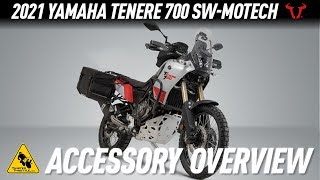 2021 Yamaha Tenere 700 Accessories by SWMOTECH  Twisted Throttle [upl. by Blanchard]